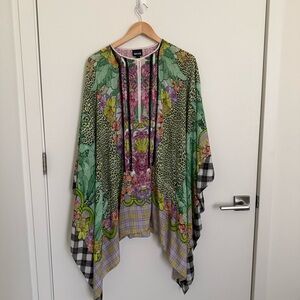 Roberto Cavalli Multicolor Floral Tunic